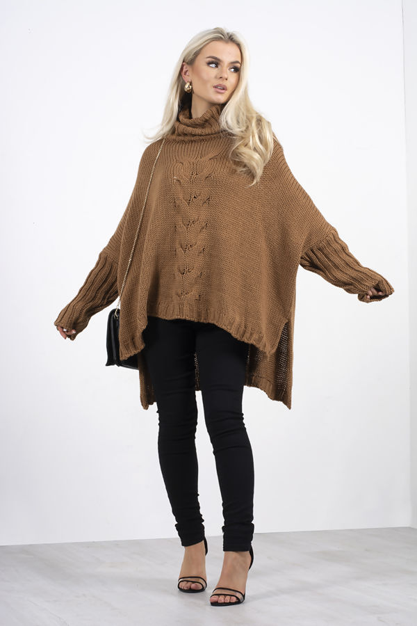 Oversized side split on sale jumper