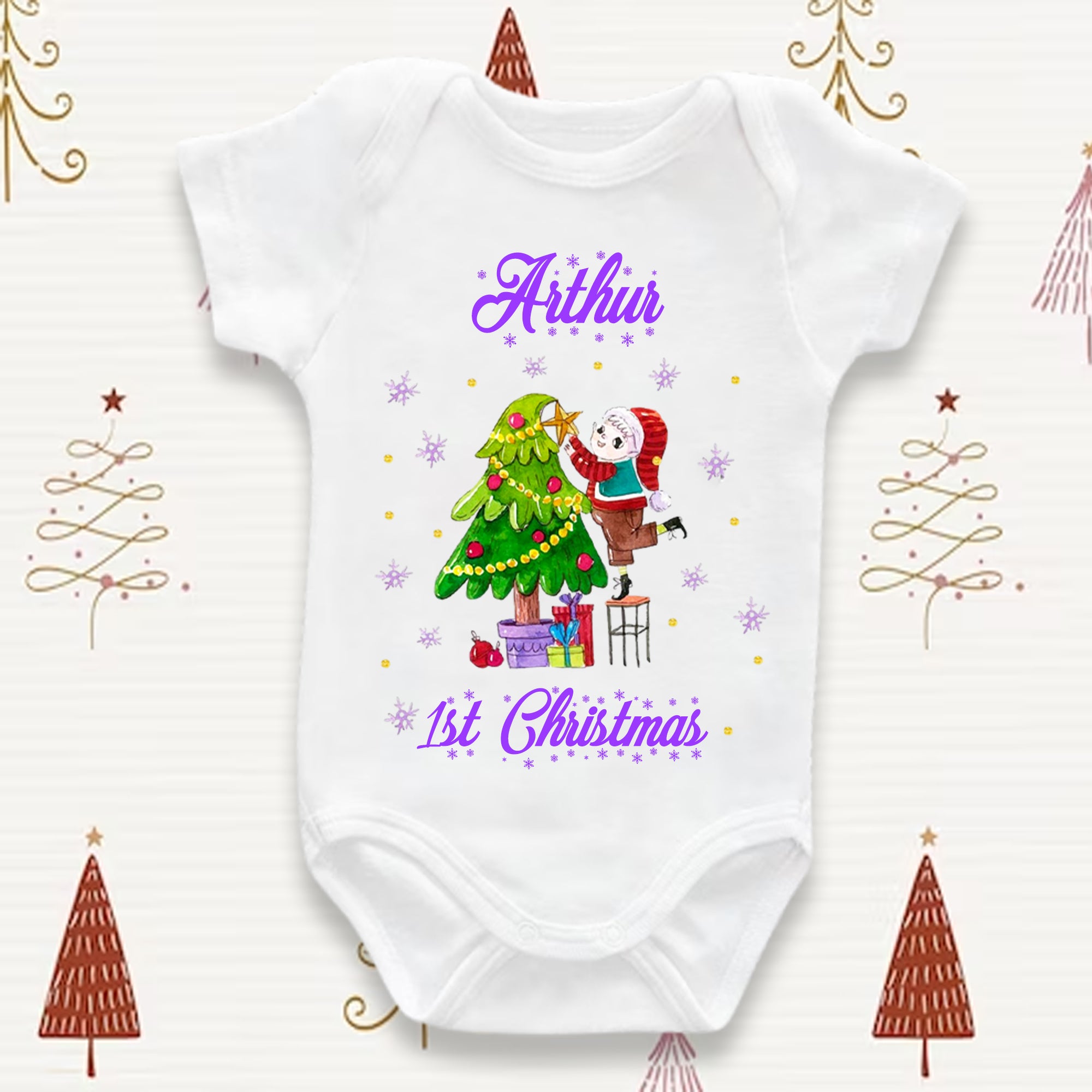 My first christmas deals sleepsuit