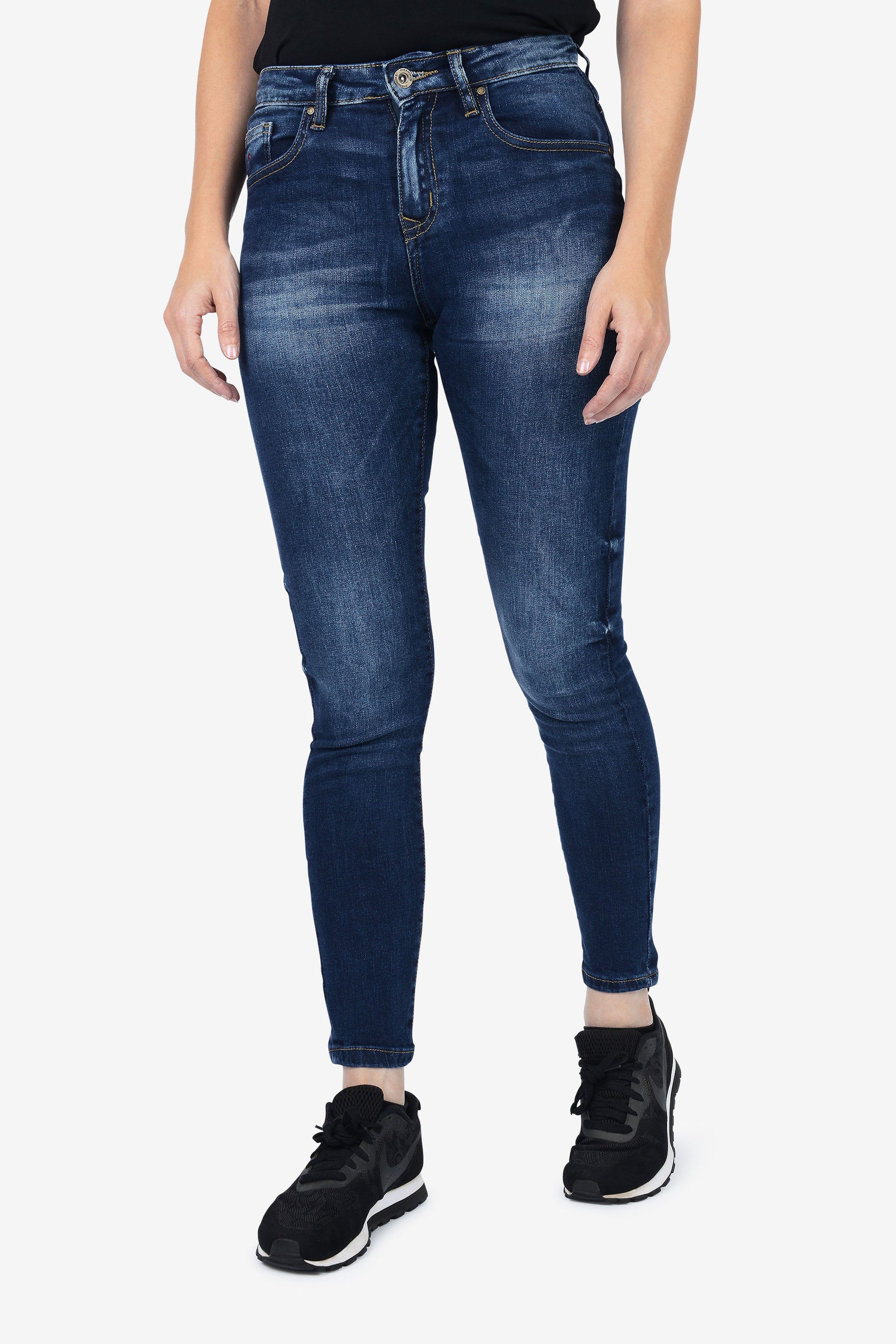 Indigo Blue Ultra-Stretch Comfort Fit Skinny Jeans
